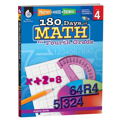 [50807 SHE] Practice Assess Diagnose 180 Days of Math Gr 4