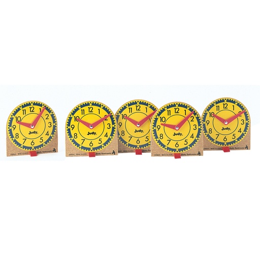 [J209041 CD] Set of 12 Mini Judy Clocks