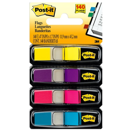 [6834AB MMM] Small Bright Colors Post it Flags       Pack