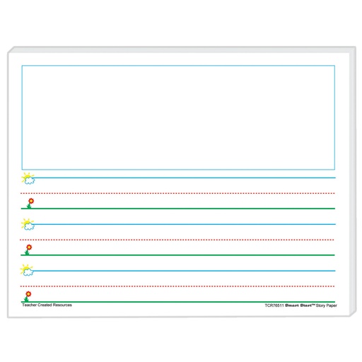 [76511 TCR] Smart Start K to1 Story Paper 100 sheets