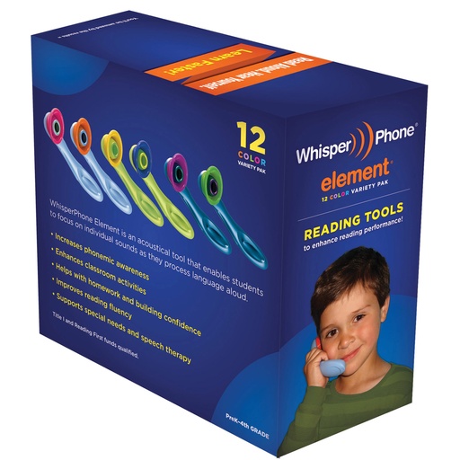 [WPEVP12 HBI] WhisperPhone Element Variety Pack