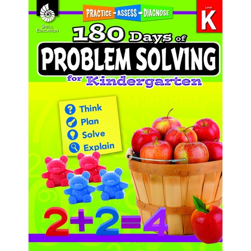 [51612 SHE] 180 Days of Problem Solving for Kindergarten