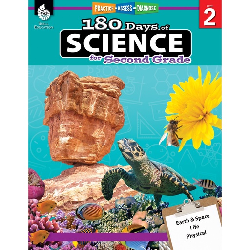 [51408 SHE] 180 Days of Science for 2nd Grade
