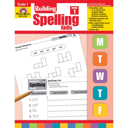 [2705 EMC] Building Spelling Skills Grade 1