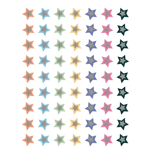 [8836 TCR] Home Sweet Classroom Star Mini Stickers