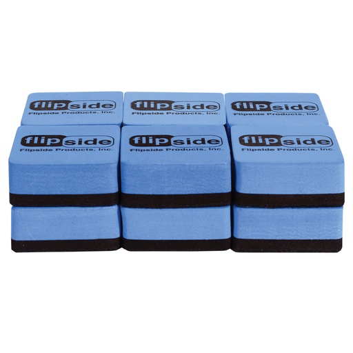[35030 FS] 12ct Blue Magnetic Whiteboard Erasers