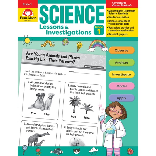 [4311 EMC] Science Lessons and Investigations Book Grade 1