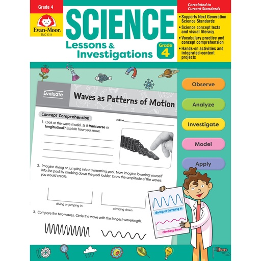 [4314 EMC] Science Lessons and Investigations Book Grade 4