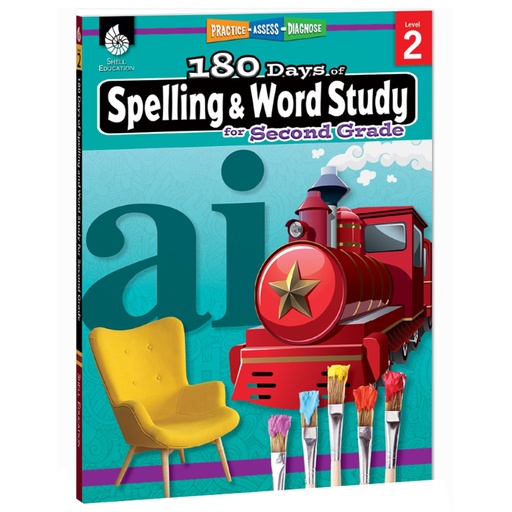 [28630 SHE] 180 Days of Spelling & Word Study Grade 2