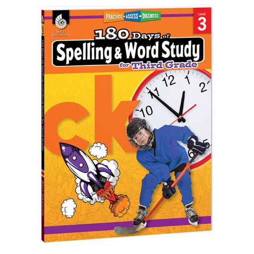 [28631 SHE] 180 Days of Spelling & Word Study Grade 3