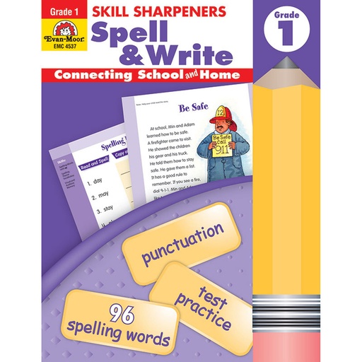 [4537 EMC] Skill Sharpeners Spell & Write Grade 1 Activity Book