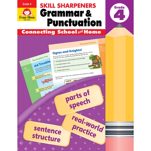 [9954 EMC] Skill Sharpeners Grammar and Punctuation Grade 4 Activity Book