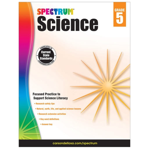 [704618 CD] Spectrum Science Workbook Grade 5 Paperback