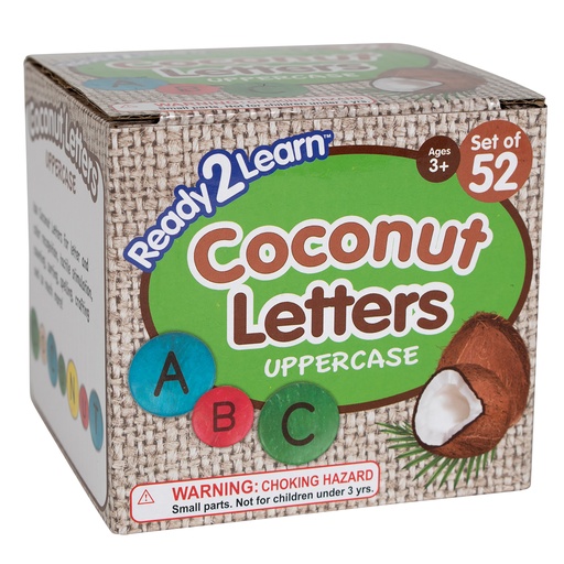 [CE10004 CTU] Coconut Letters Uppercase Set of 52