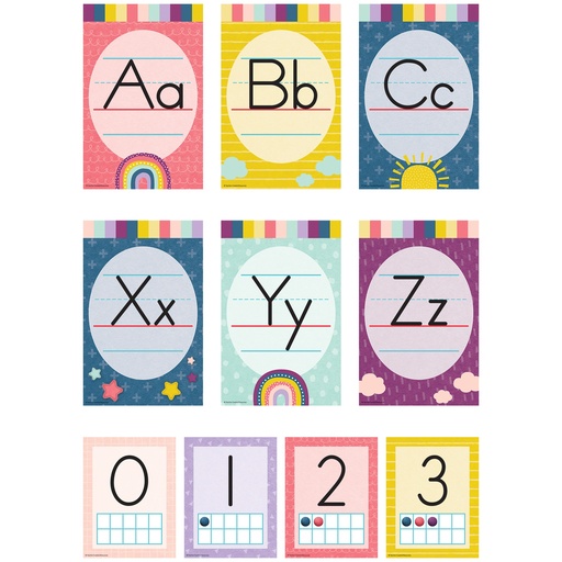 [9020 TCR] Oh Happy Day Alphabet Bulletin Board