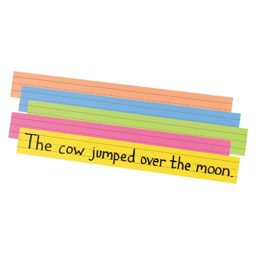[1733 PAC] 3x24 in Super Bright Sentence Strips 100ct Pack