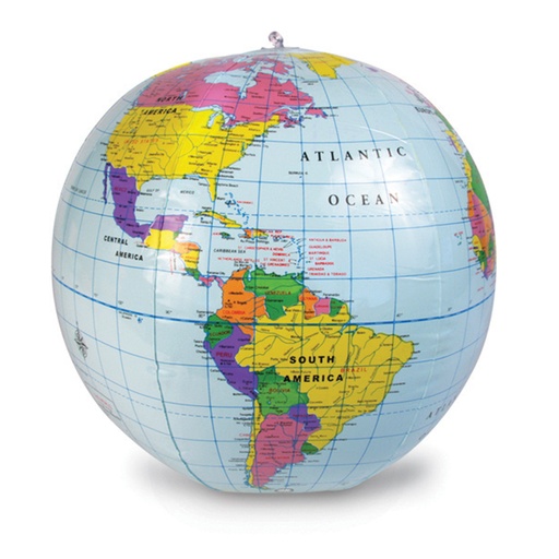 [2432 LER] 12 inch Inflatable Globe