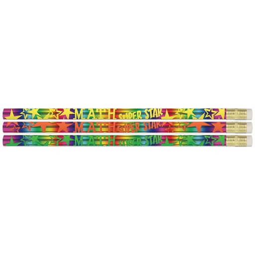 [D2500 MSG] 12ct Math Super Star Pencils
