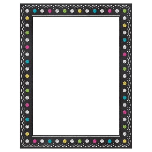 [5837 TCR] 50ct Chalkboard Brights Computer Paper