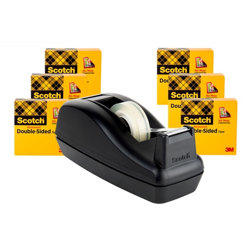 [6656PKC40 MMM] 6ct Double Sided Tape with Dispenser