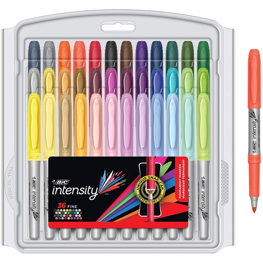 [GXPMP361AST BIC] BIC 36ct Permanent Markers Assorted Fashion Colors