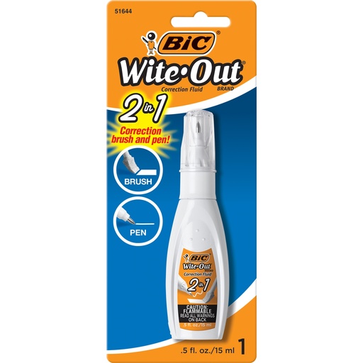 [WOPFP11 BIC] Bic Wite Out 2 in 1 Correction Fluid