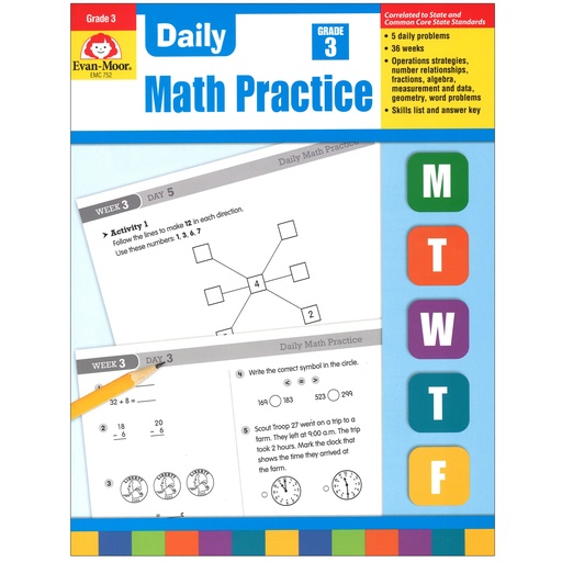 [752 EMC] Daily Math Practice Grade 3