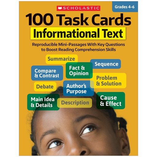 [811299 SC] Informational Text 100 Task Card Set