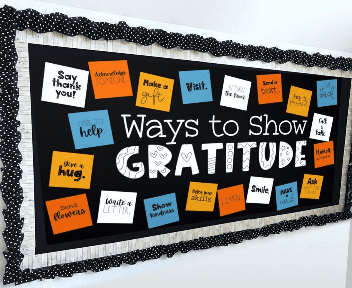 17 Thanksgiving Bulletin Boards And Door Decorations To Celebrate