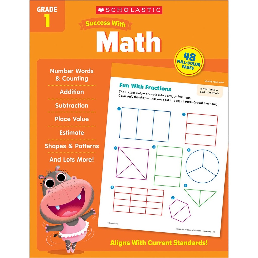 Scholastic First Grade Success Workbooks, 4 Book Set