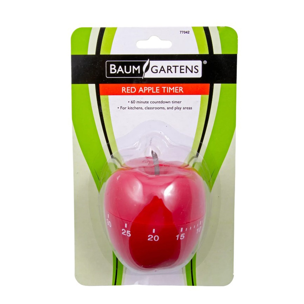 Apple-Shaped Timer, Red