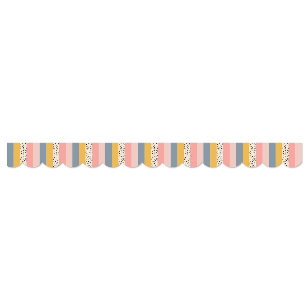 We Belong Stripes Scalloped Borders, 39 Feet