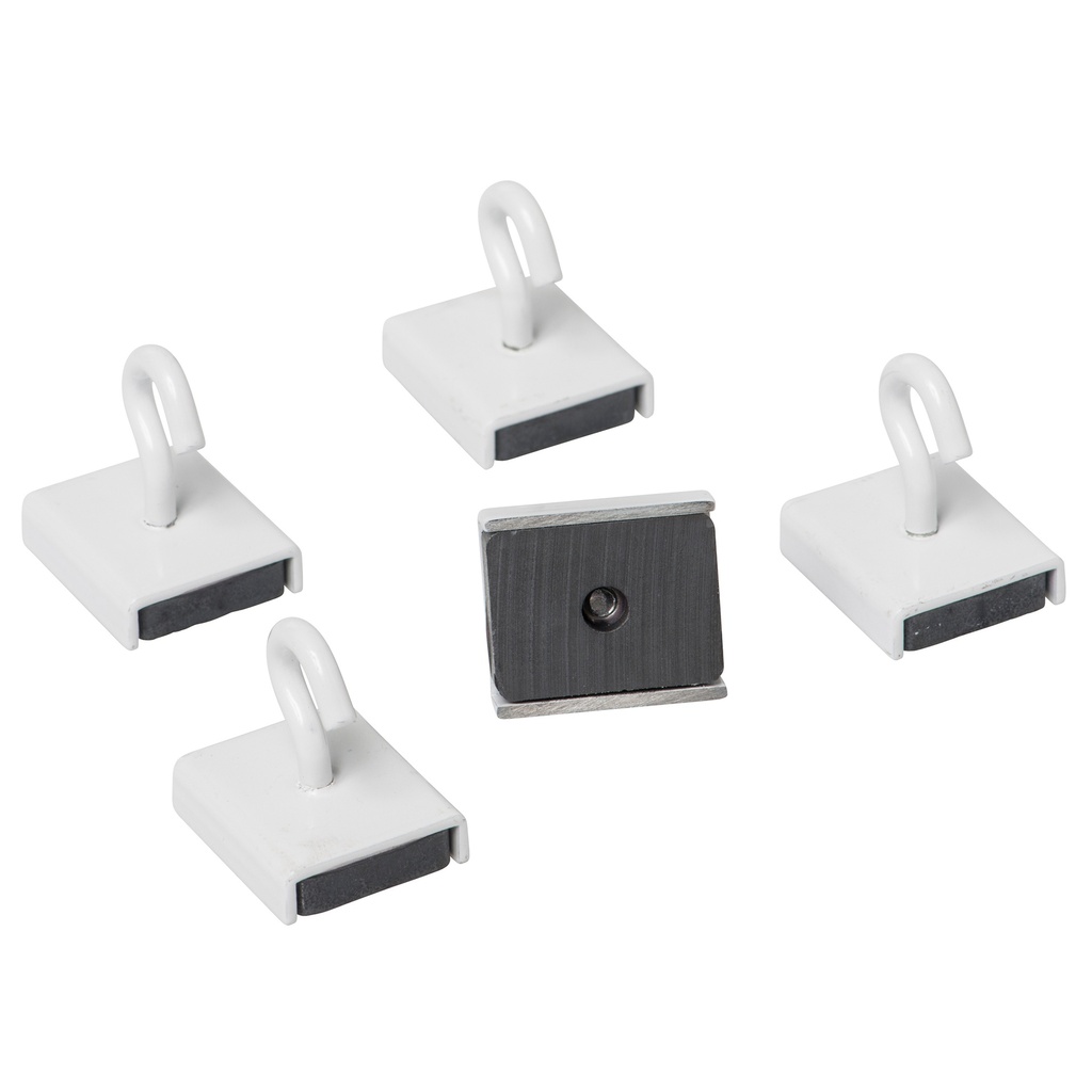 Ceramic Magnetic Ceiling Hooks, 5 Per Pack, 3 Packs