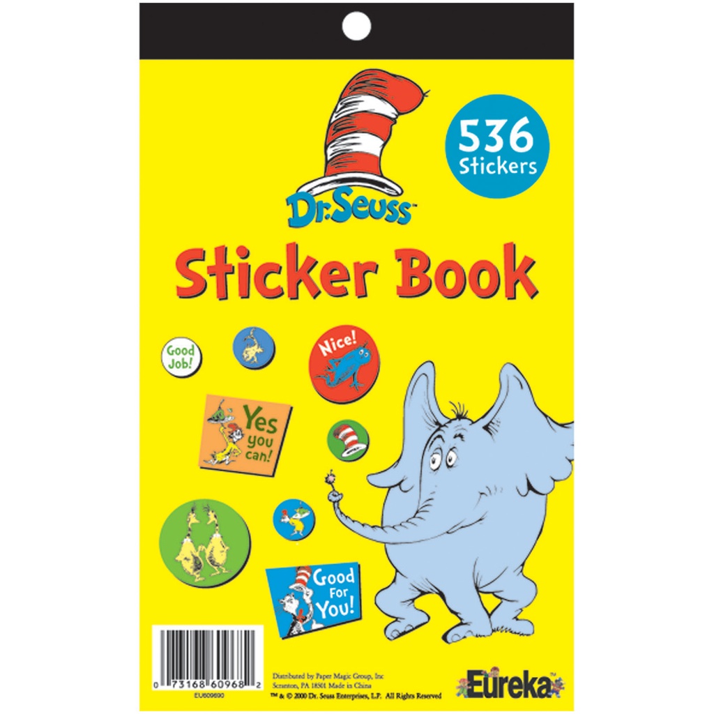 Dr. Seuss™ Sticker Book, Pack of 3