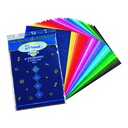 Deluxe Bleeding Art Tissue, 25 Assorted Colors, 12" x 18", 100 Sheets Per Pack, 3 Packs