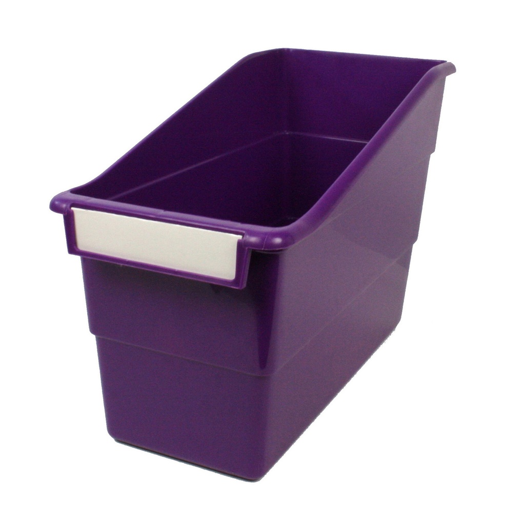 Tattle® Shelf File, Purple, Pack of 6