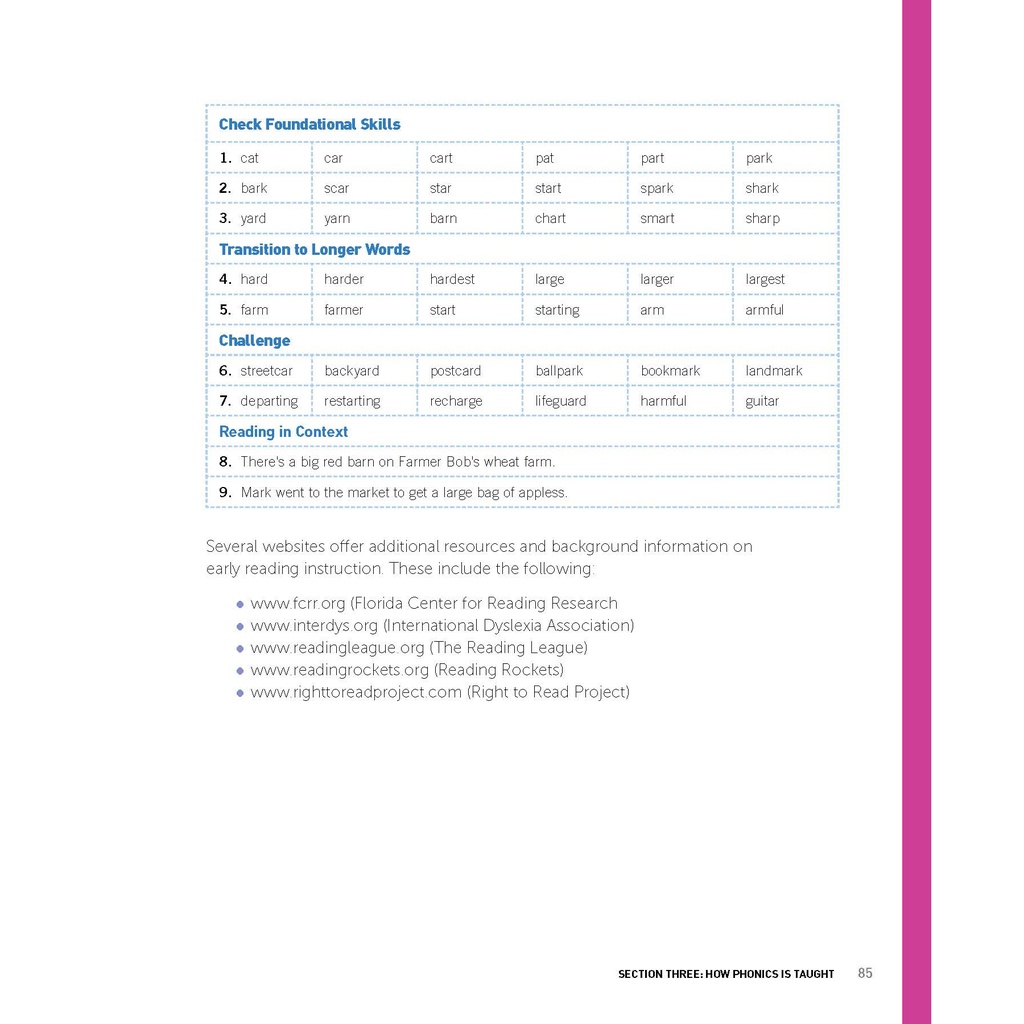 Teaching Phonics & Word Study in the Intermediate Grades, 3rd Edition