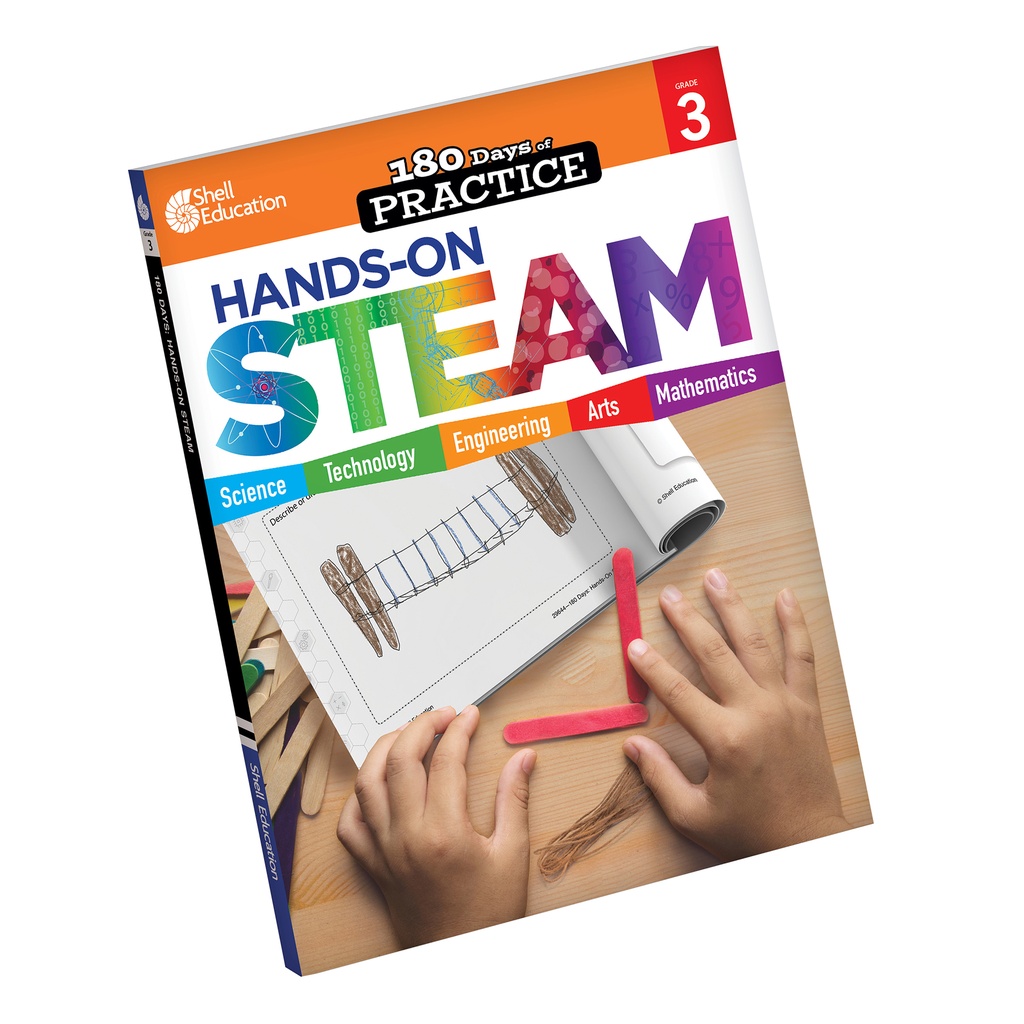 180 Days STEAM, Science, & Math Grade 3: 3-Book Set