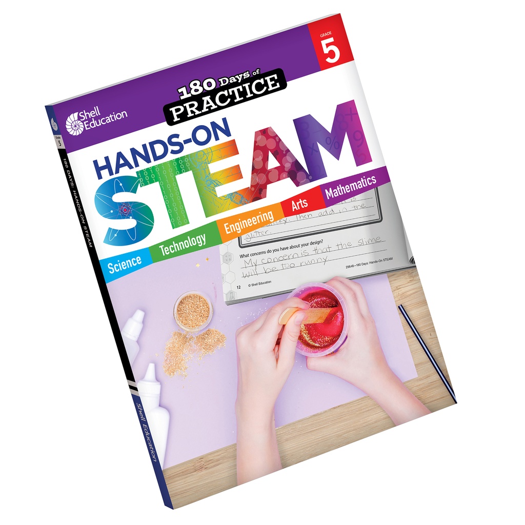 180 Days STEAM, Science, & Math Grade 5: 3-Book Set