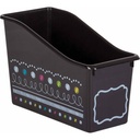 Chalkboard Brights Plastic Book Bin, Pack of 3