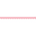 Pastel Pink Scalloped Border Trim, 35 Feet