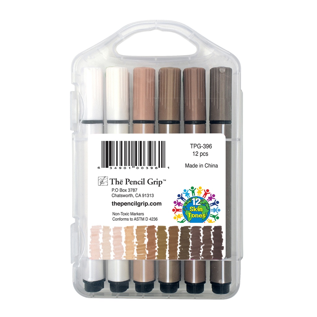 72ct Triangular Magic Stix Global Skin Tone Markers in 12 Colors