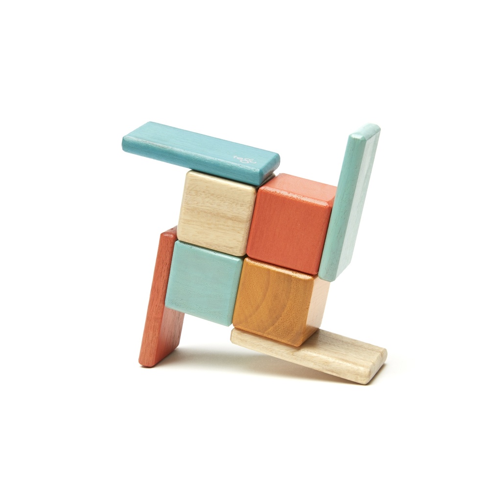 Sunset Magnetic Wooden Blocks 8-Piece 