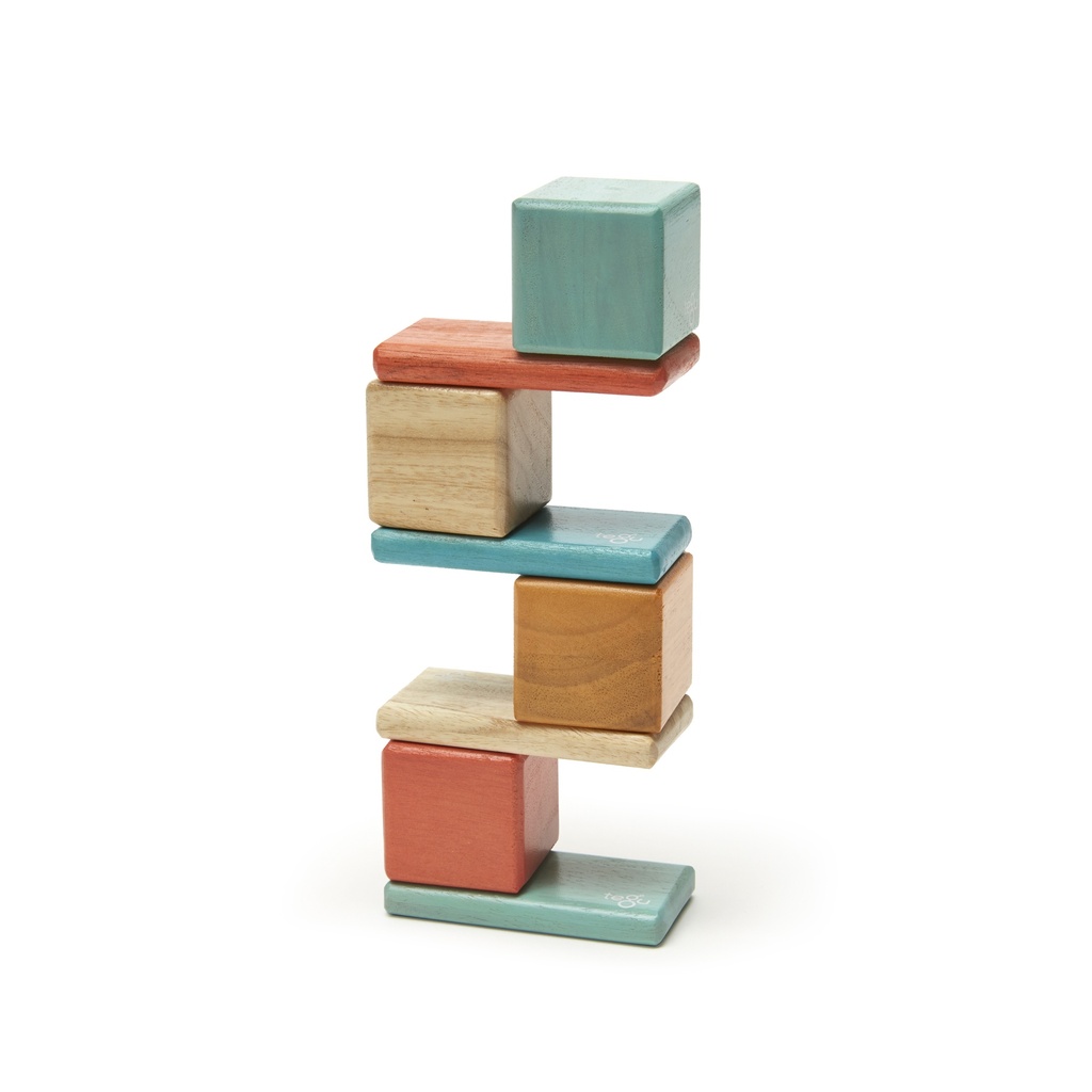 Sunset Magnetic Wooden Blocks 8-Piece 