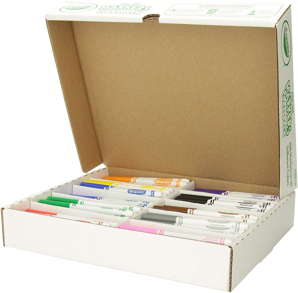 10 ct. Fineline Washable Markers, box