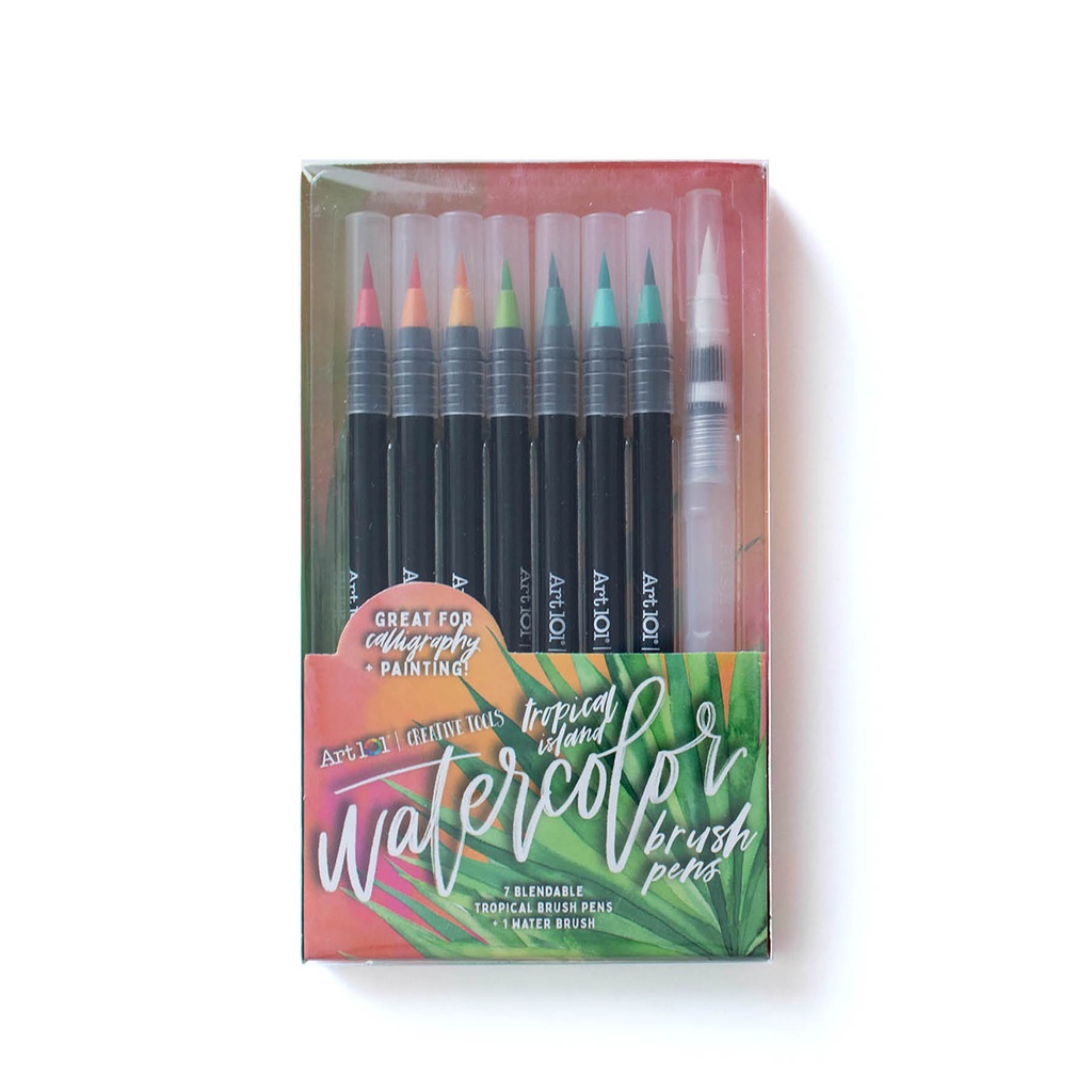 Watercolor Brush Pens 24-Pack