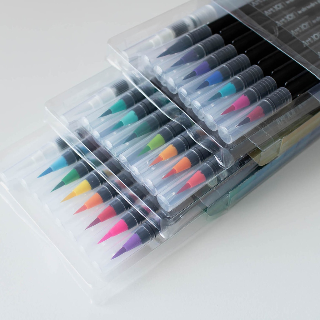 Watercolor Brush Pens 24-Pack