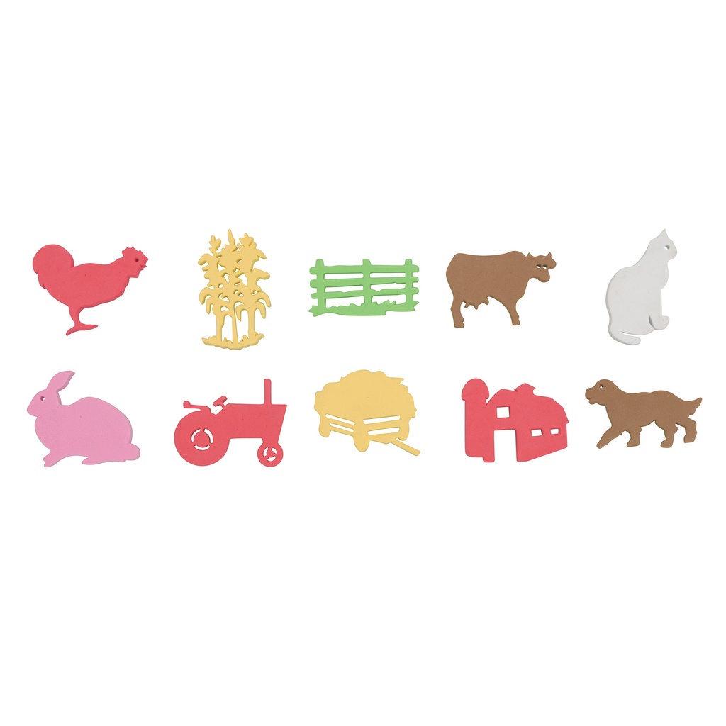 Farm Adventure Giant Stampers Set of 10