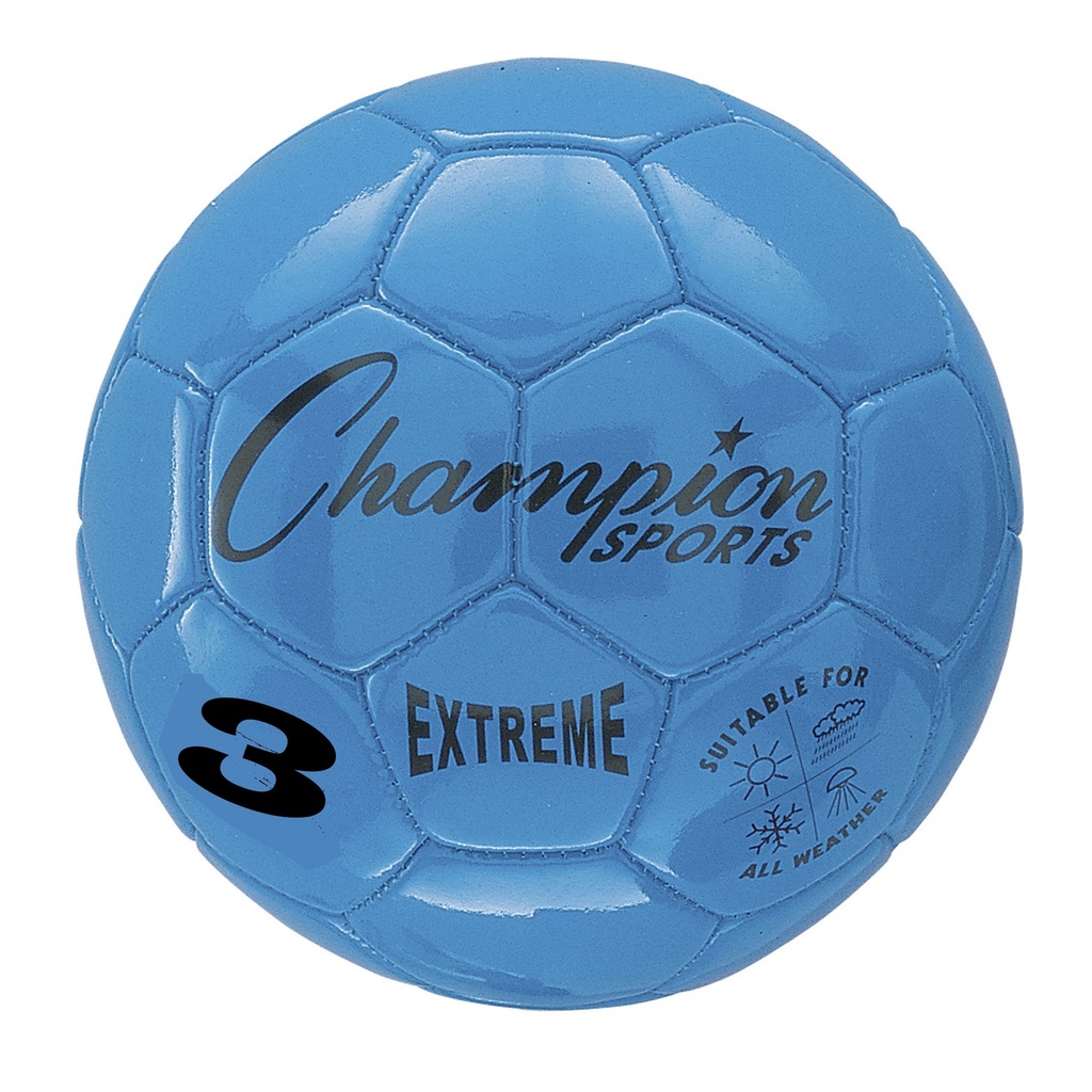 Blue Extreme Size 3 Soccer Balls 2ct