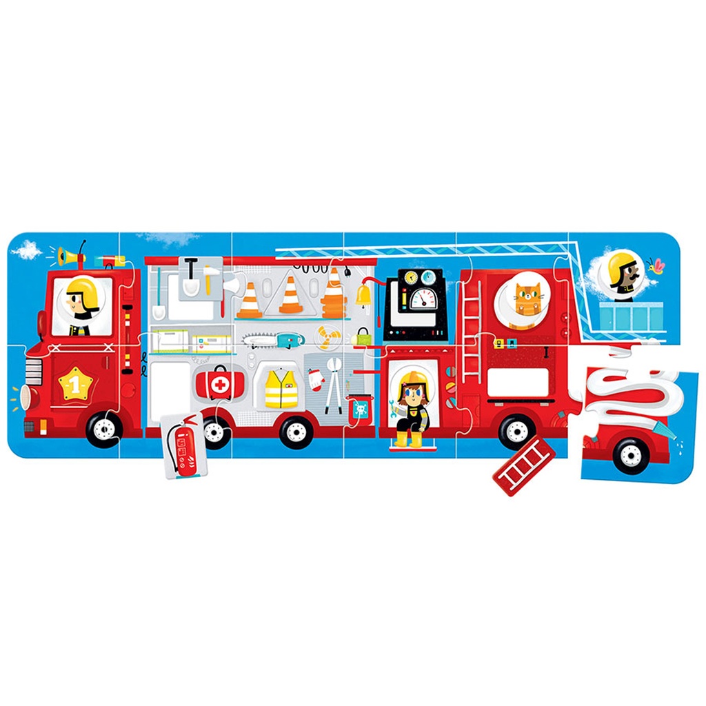 Make-a-Match Puzzle Fire Truck